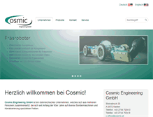 Tablet Screenshot of cosmic.at